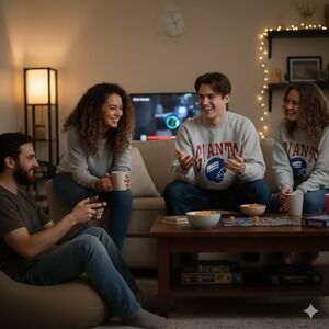 Vintage Fruit of the Loom New York Giants Crewneck Sweatshirt XL NFL Football